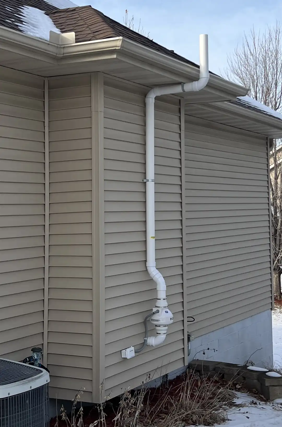 radon exterior system